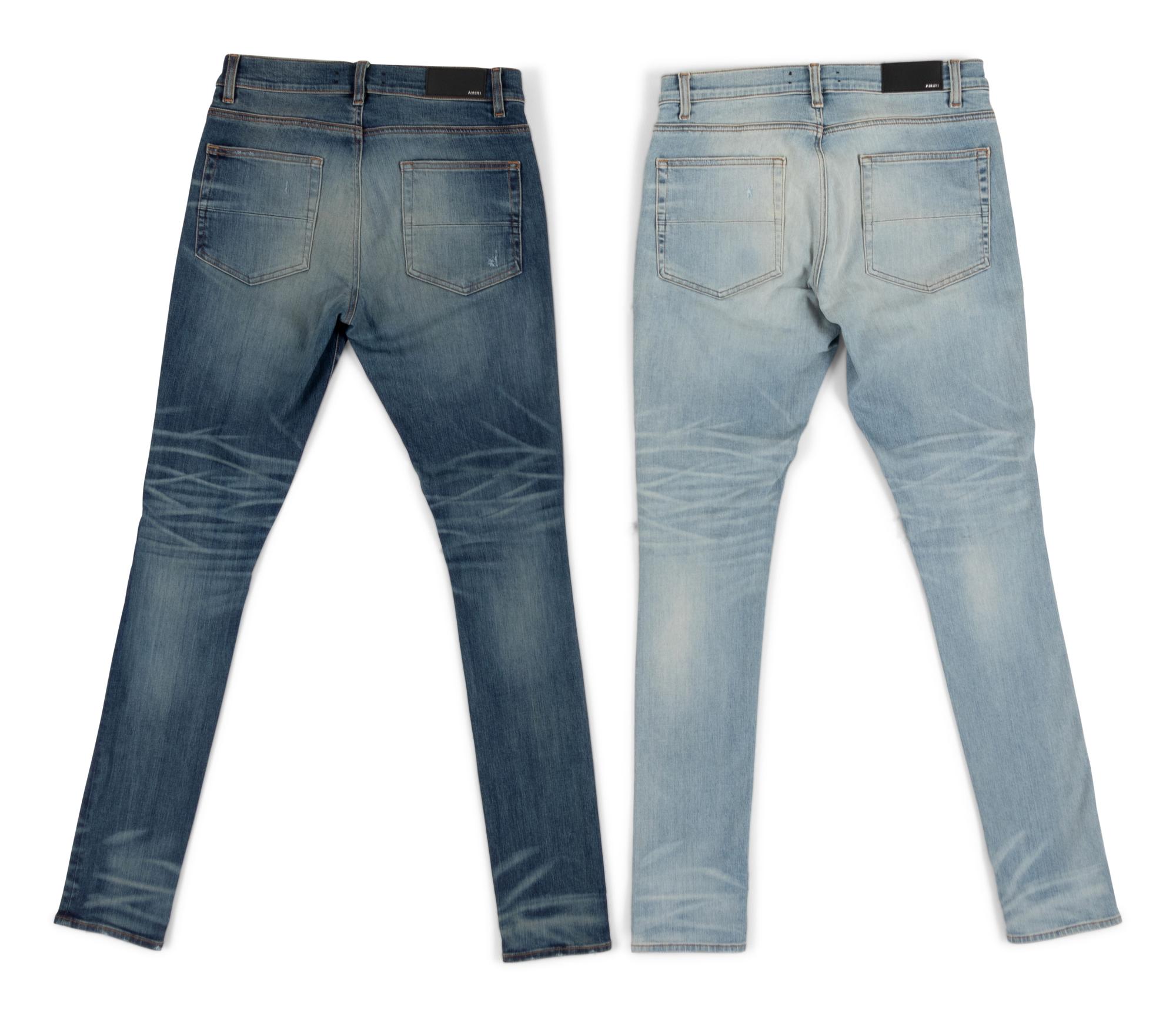 Two Pairs of Amiri Jeans, c.2017 — BNY 19, 21