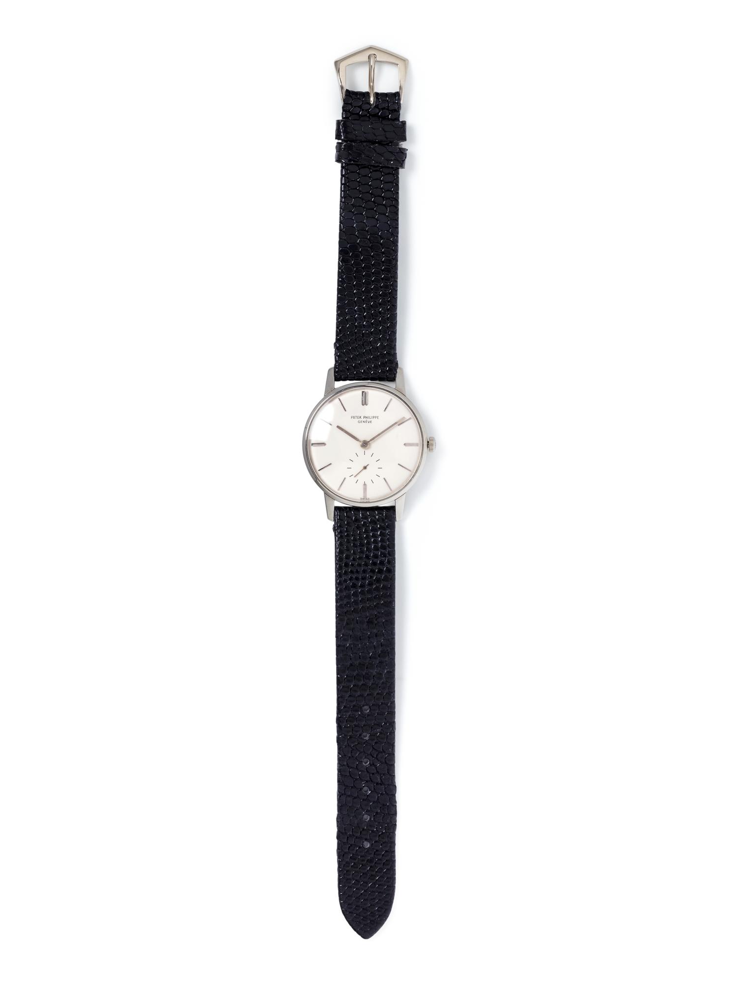 PATEK PHILIPPE, 18K WHITE GOLD REF. 2598 'CALATRAVA' WRISTWATCH