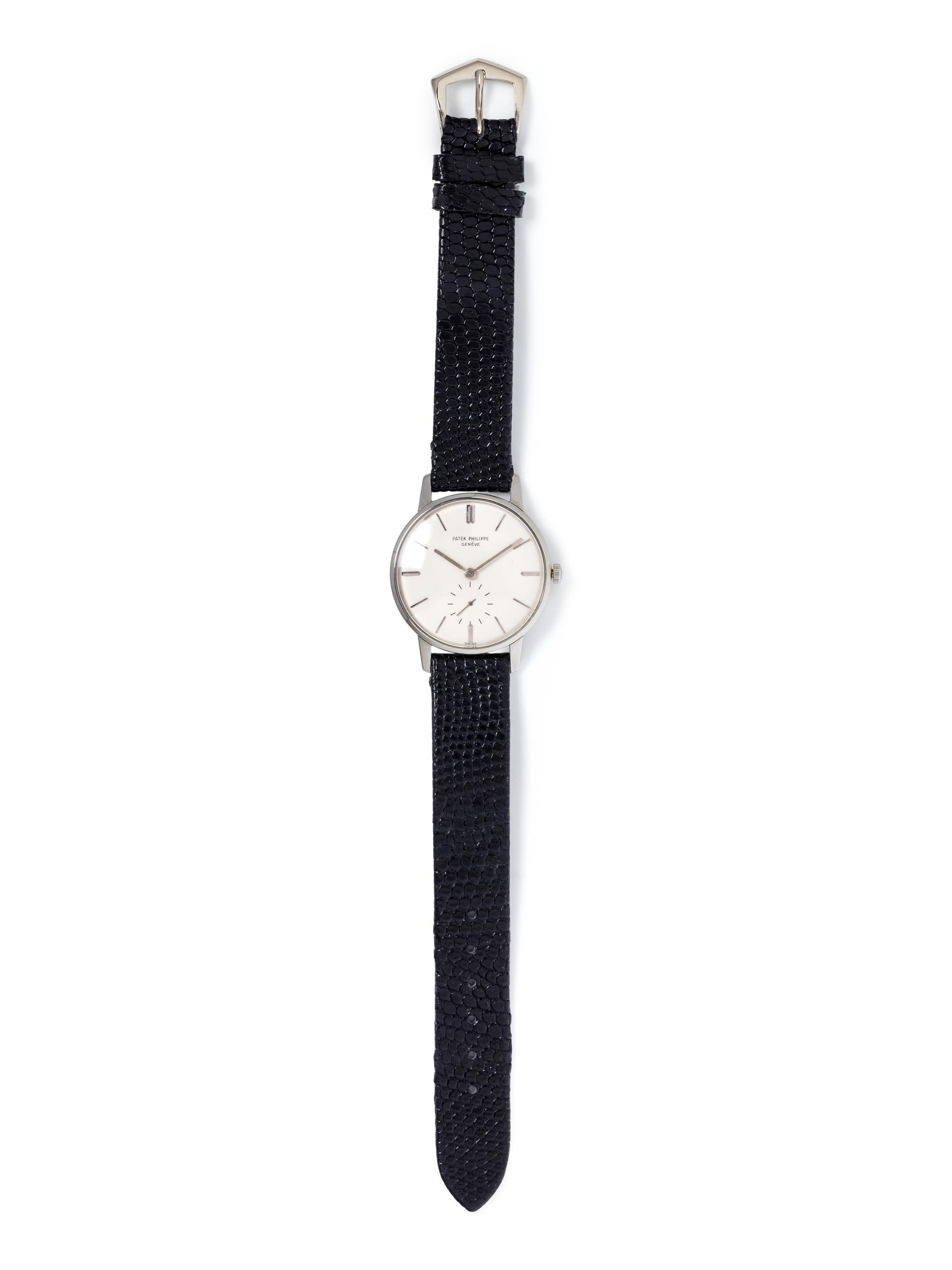 PATEK PHILIPPE, 18K WHITE GOLD REF. 2598 'CALATRAVA' WRISTWATCH