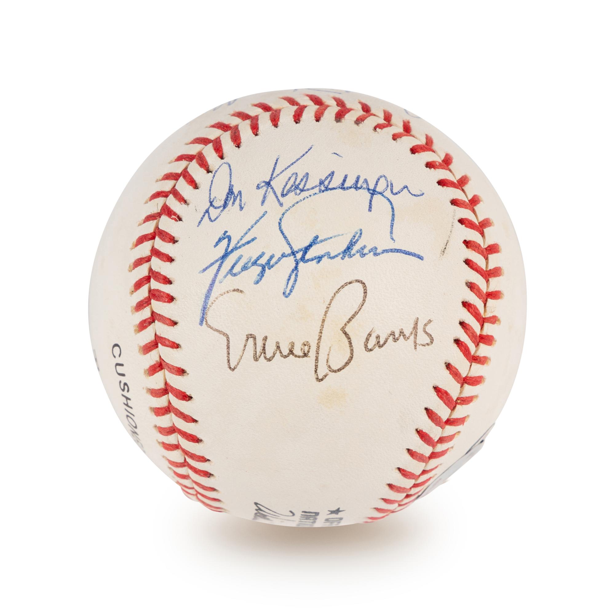 A Group of Eight Chicago Cubs Hall of Fame and Notable Signed Autograph Baseballs (Beckett Authentication Services Certified),