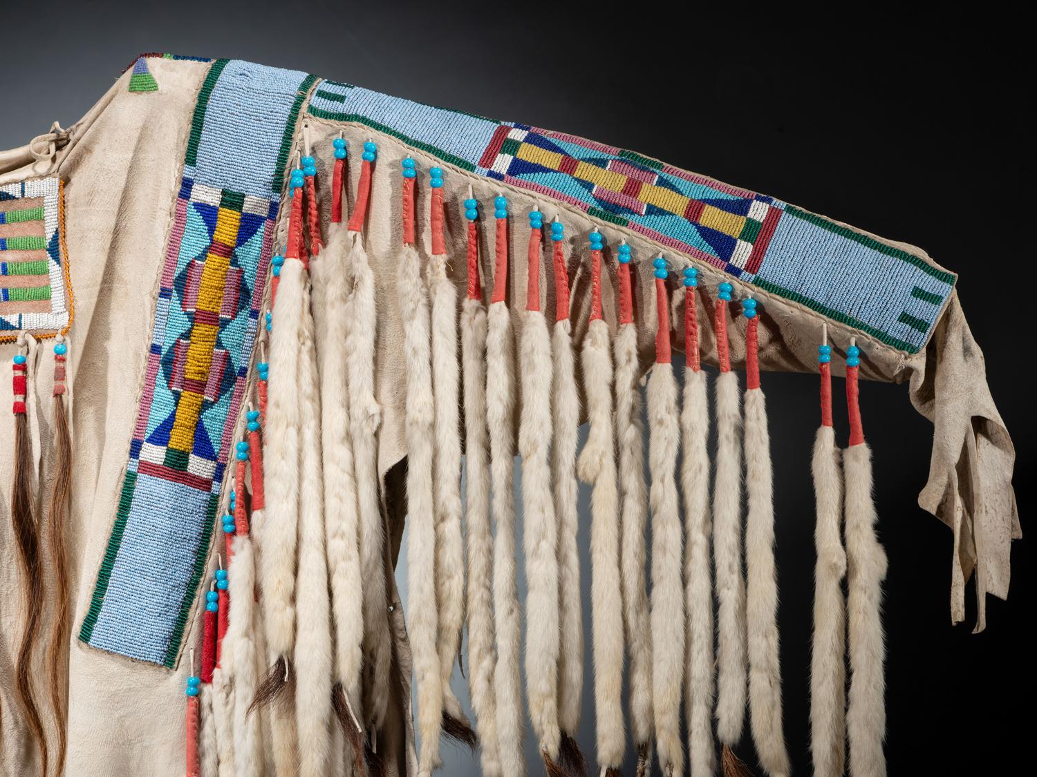 Apsáalooke Beaded Hide Shirt