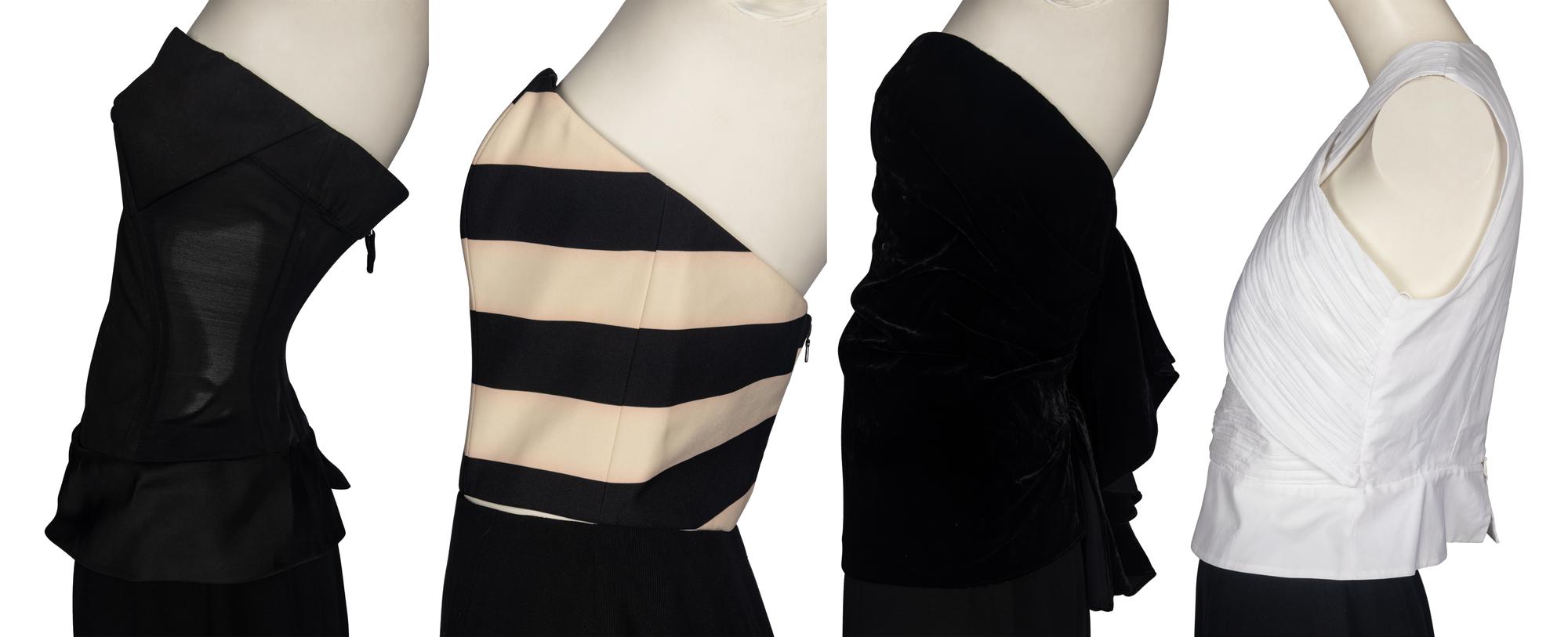Four Designer Tops, Rick Owens and Christian Siriano