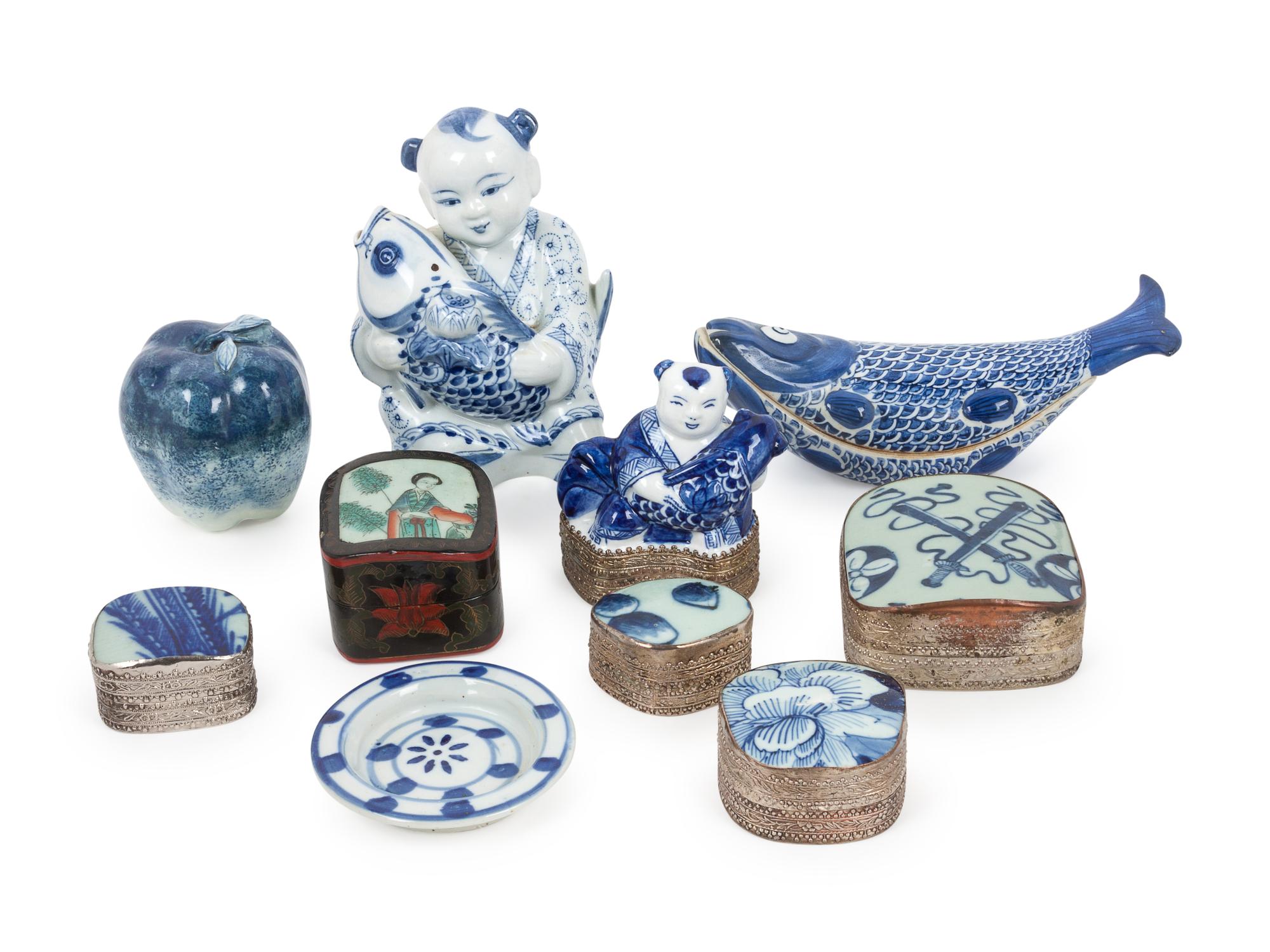A Group of Blue and White Ceramic Articles — LATE 20TH/EARLY 21ST CENTURY