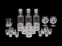 An English Mahogany and Cut Glass Liquor Cabinet by Waring & Gillow Ltd.