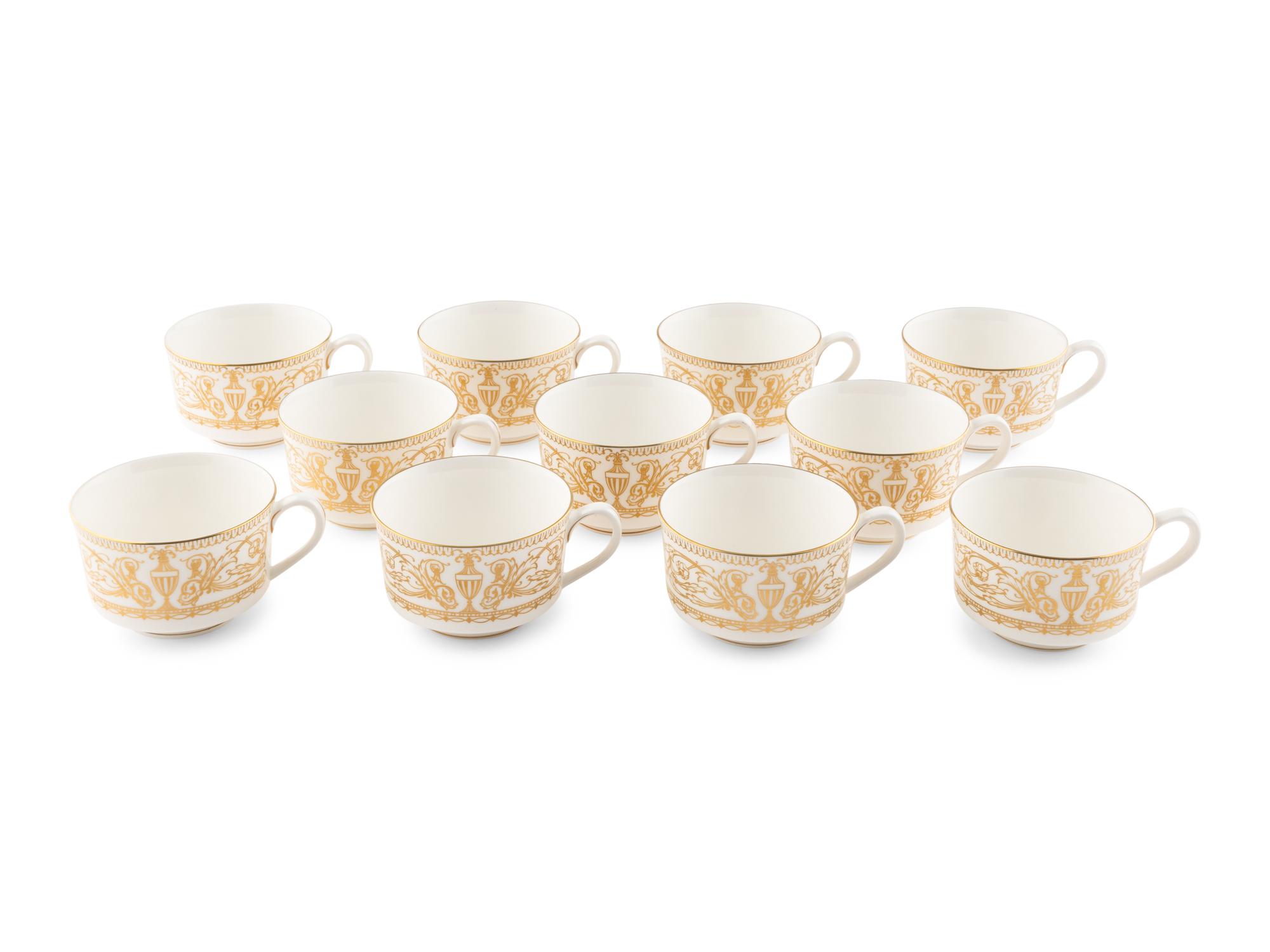 A Royal Worcester Porcelain Dinner Service