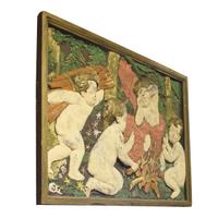 A Relief Panel with Cherubs 47" W x 2" D x 37" H — Argentina, 20th Century