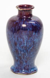 A Flambe Porcelain Vase Height 7 inches.