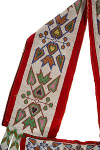 Ho Chunk Beaded Bandolier Bag