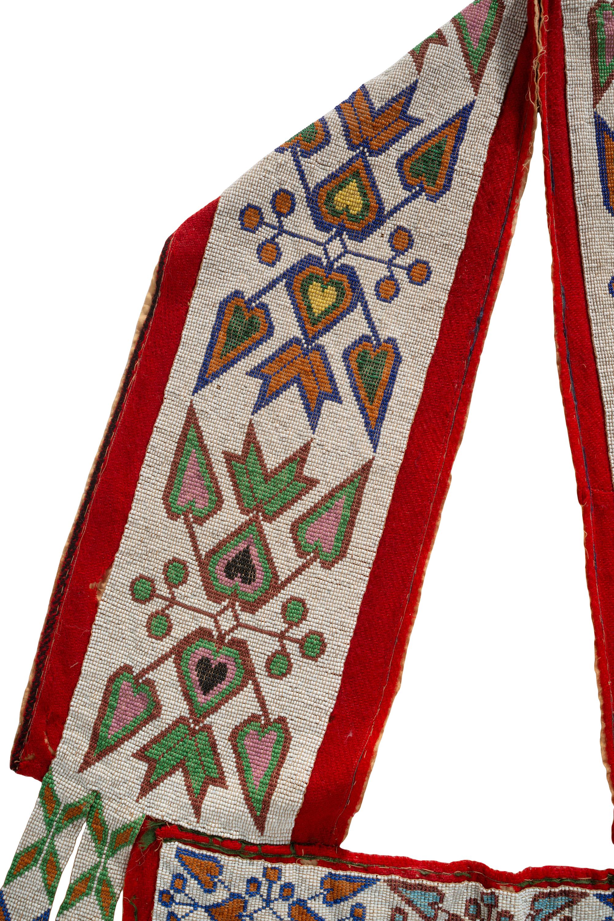 Ho Chunk Beaded Bandolier Bag