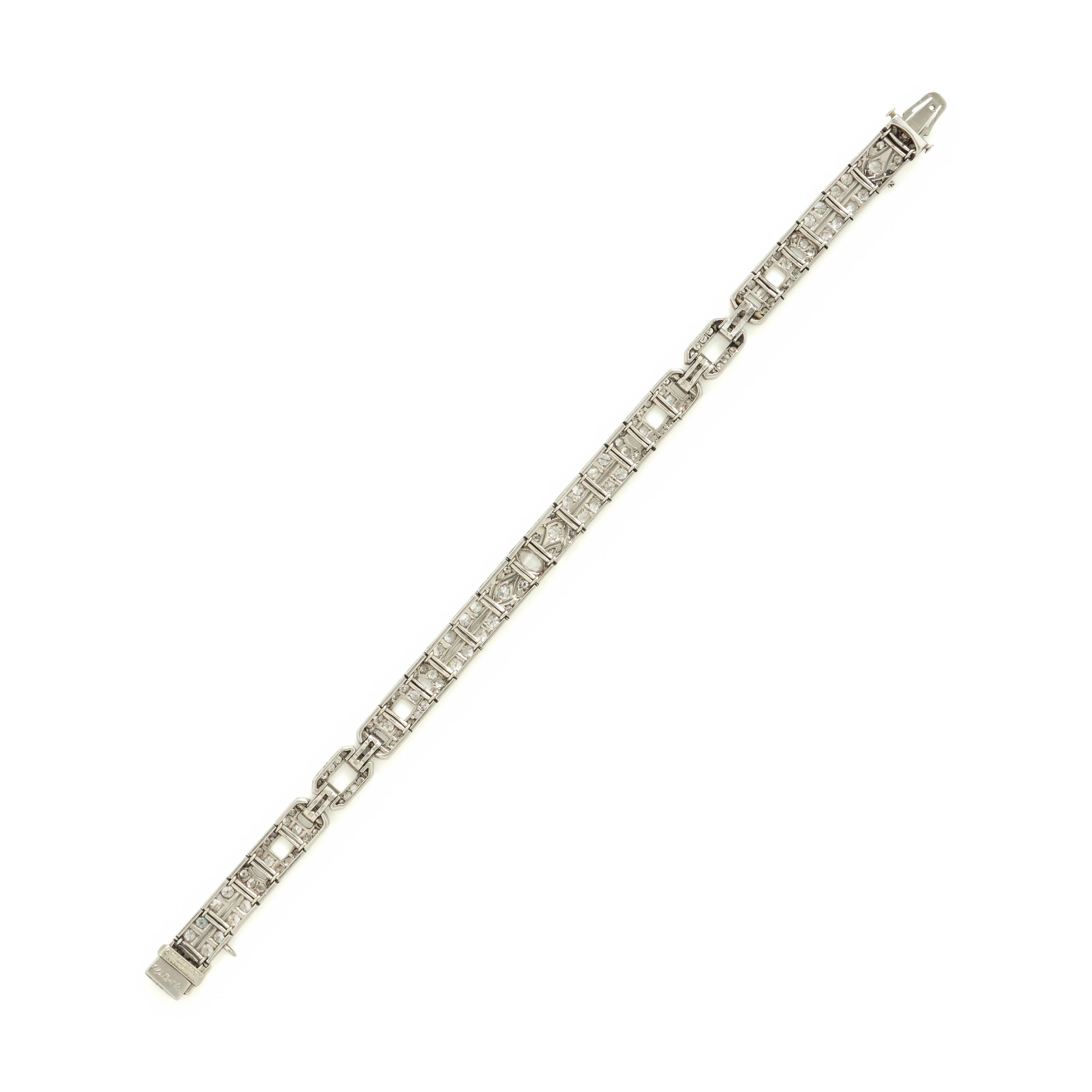 Art Deco, Diamond and Platinum Bracelet