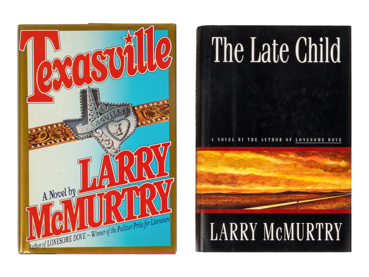 McMURTRY, Larry (1936-2021). A group of 16 works by McMurtry, ALL FIRST EDITIONS, comprising: