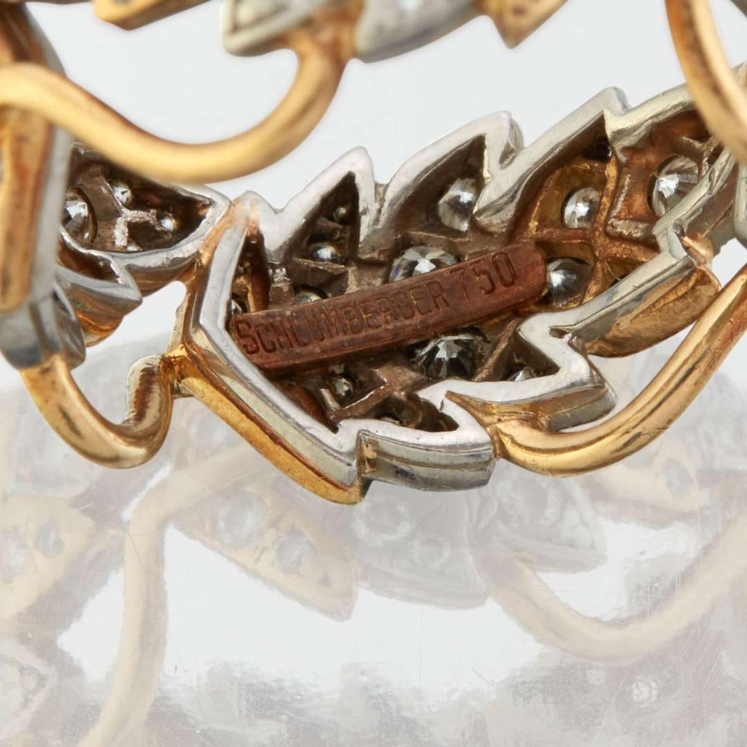 A gold, platinum, and diamond ring, Tiffany & Co. Schlumberger