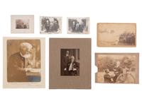 [WEAPONRY]. Photographic archive identified to inventors Hiram and Hudson Maxim.