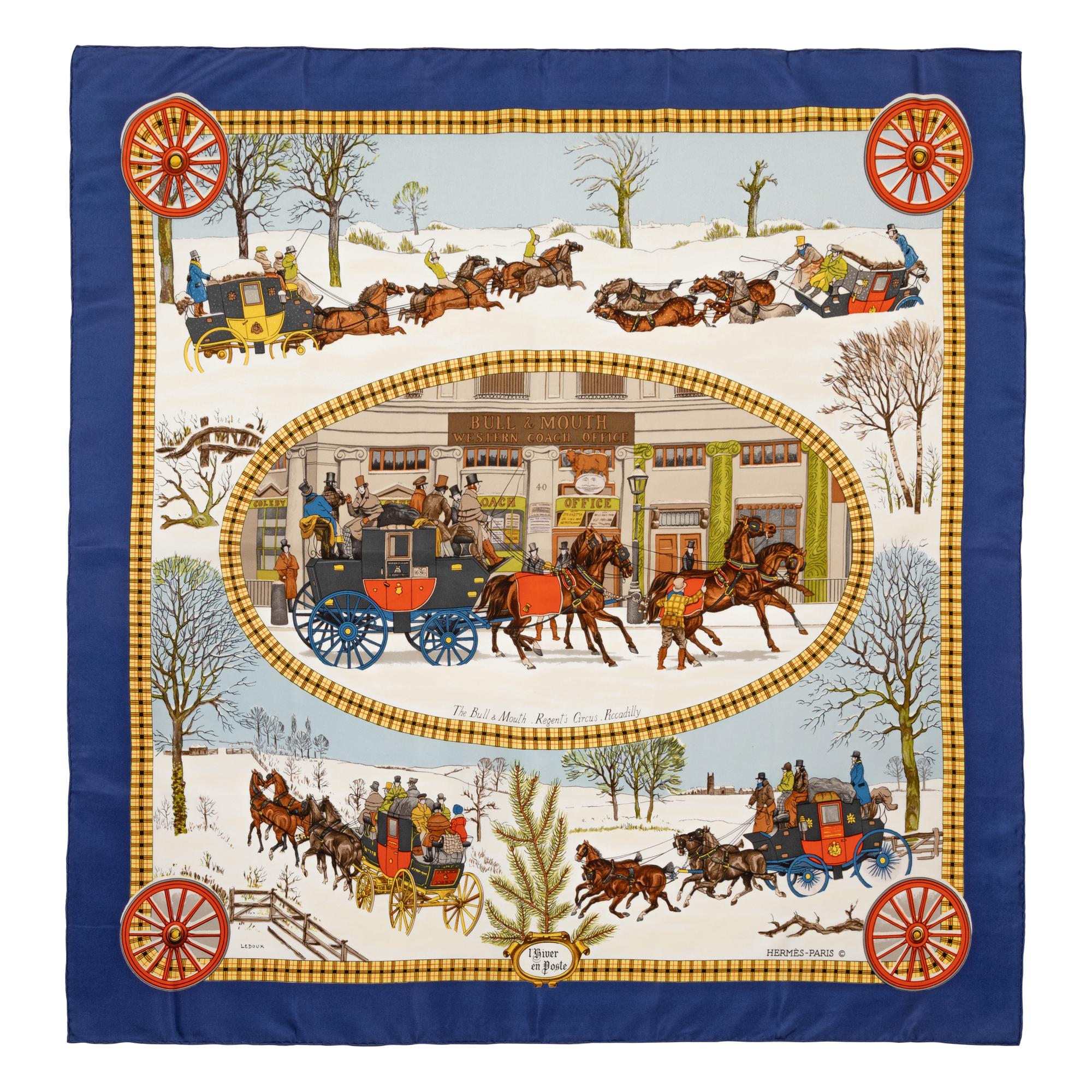 Hermès 90cm Silk Scarf