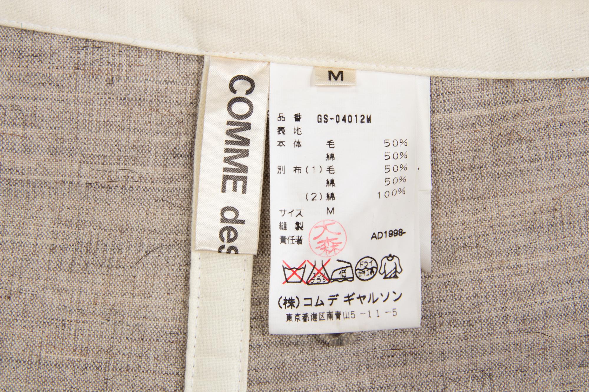 Comme Des Garcons Jacket and Skirt, F/W 1998