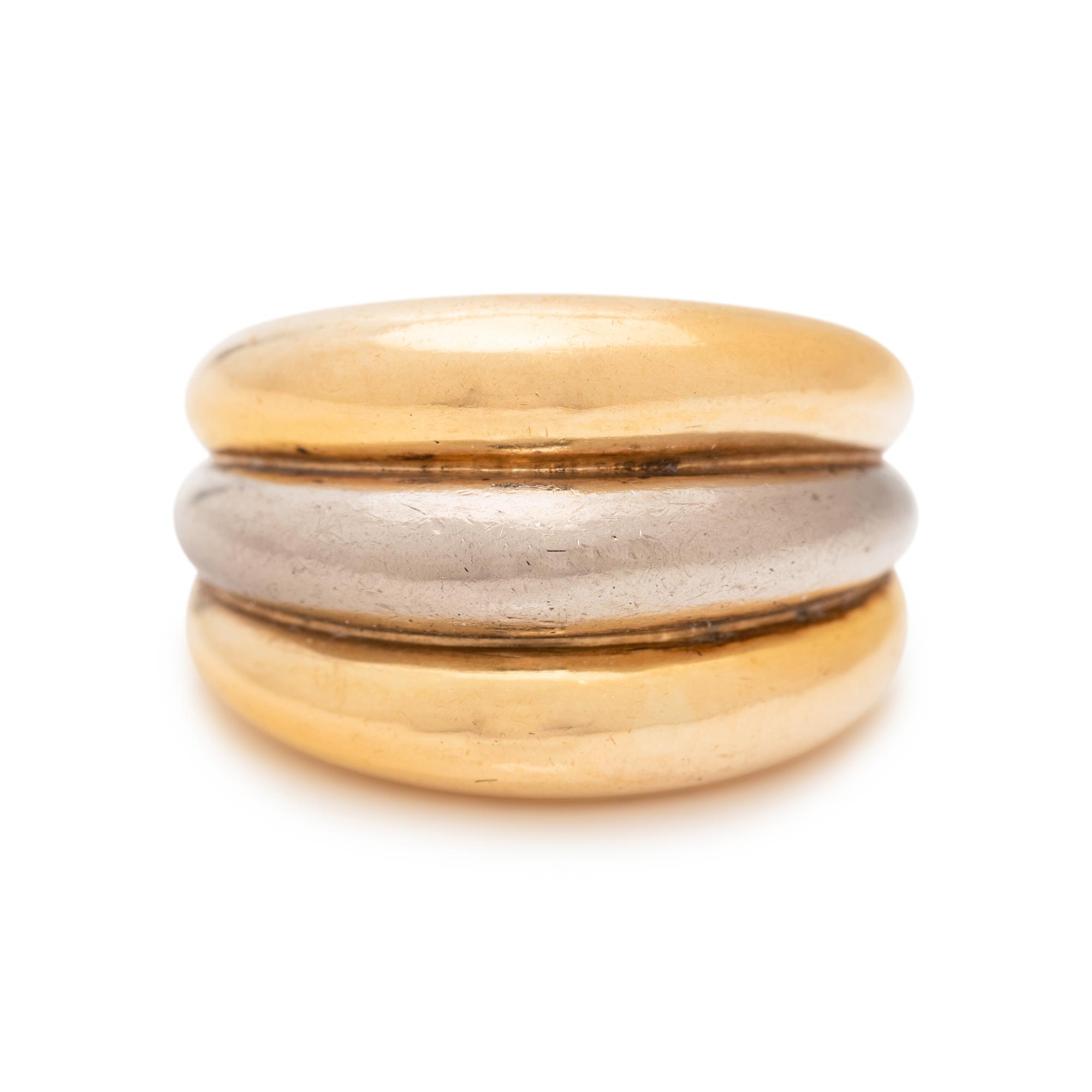 BICOLOR GOLD RING