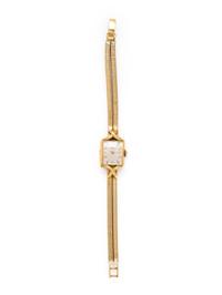 OMEGA, YELLOW GOLD WATCH
