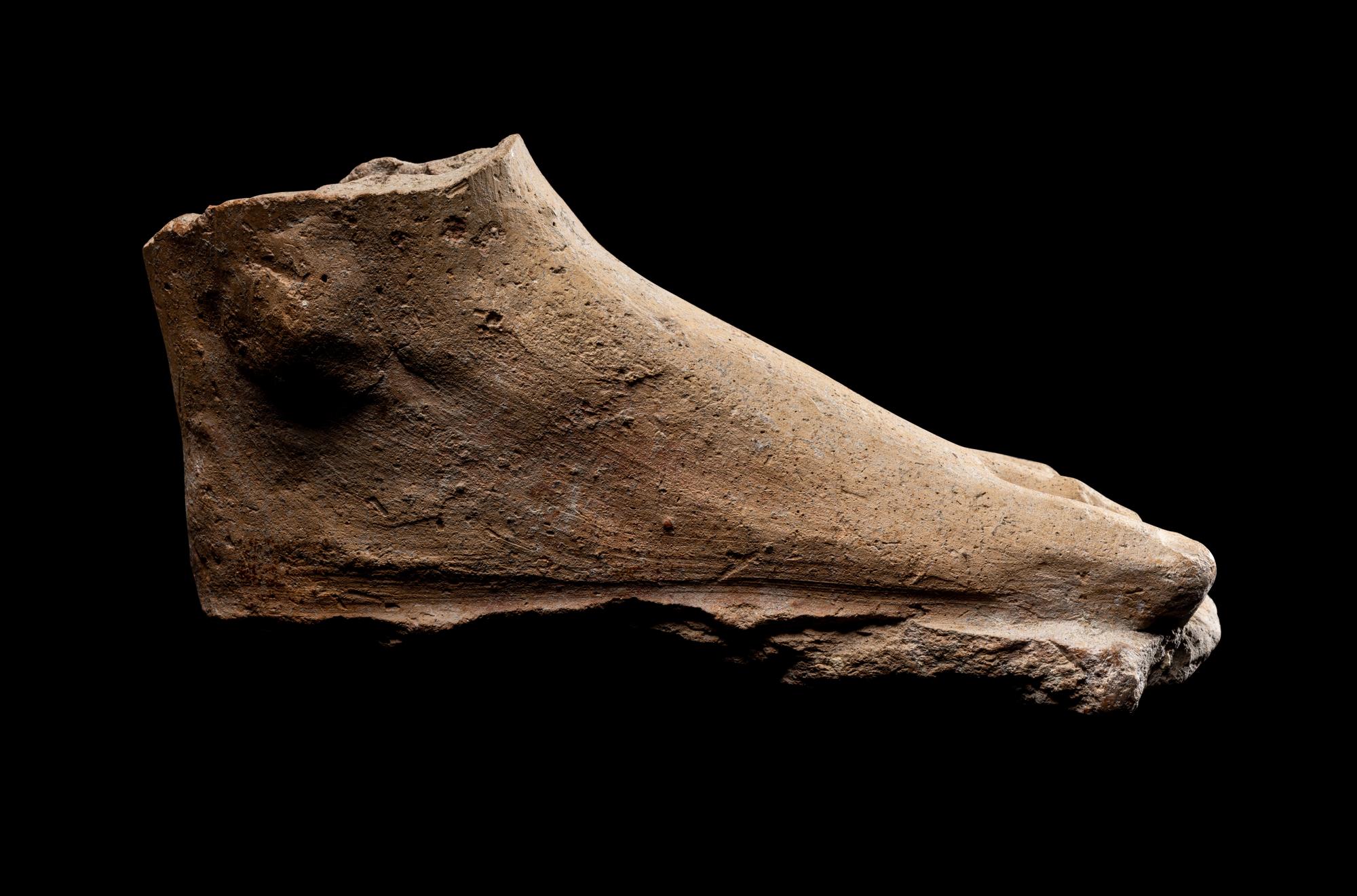 An Etruscan Terracotta Left Foot