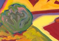 Red Cloud, Yellow Mesa , 1986