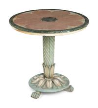 A Continental Painted Side Table