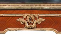 A Louis XV Style Bronze-Mounted Kingwood Bureau Plat