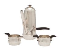 A Mexican Silver Three Piece Coffee Service