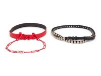 ANN DEMEULEMEESTER & OFF-WHITE, TWO DESIGNER BELTS