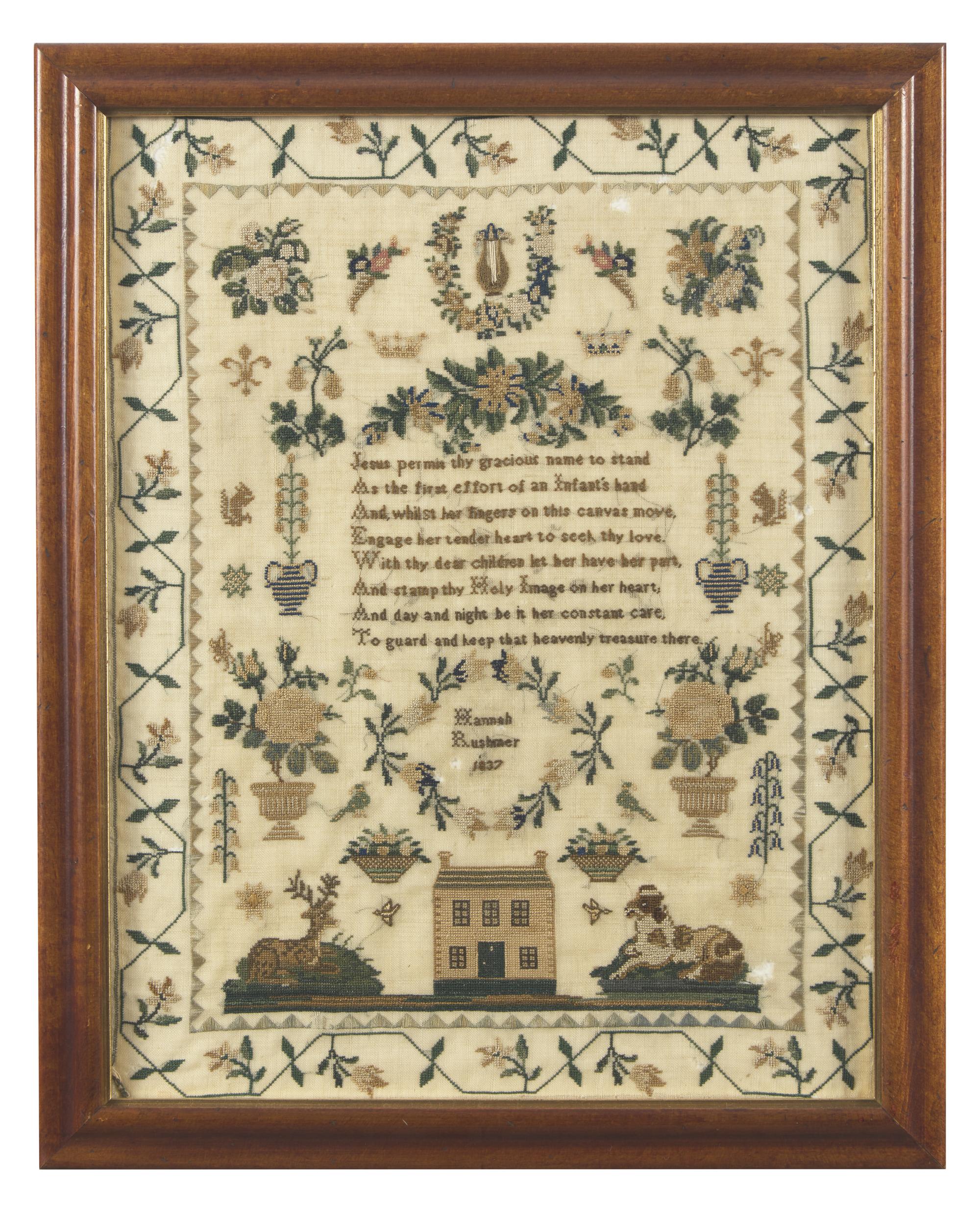 A Group of Three English or American Needlework Samplers