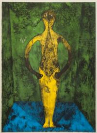 Rufino Tamayo, (Mexican, 1899-1991), El Personnage, 1975