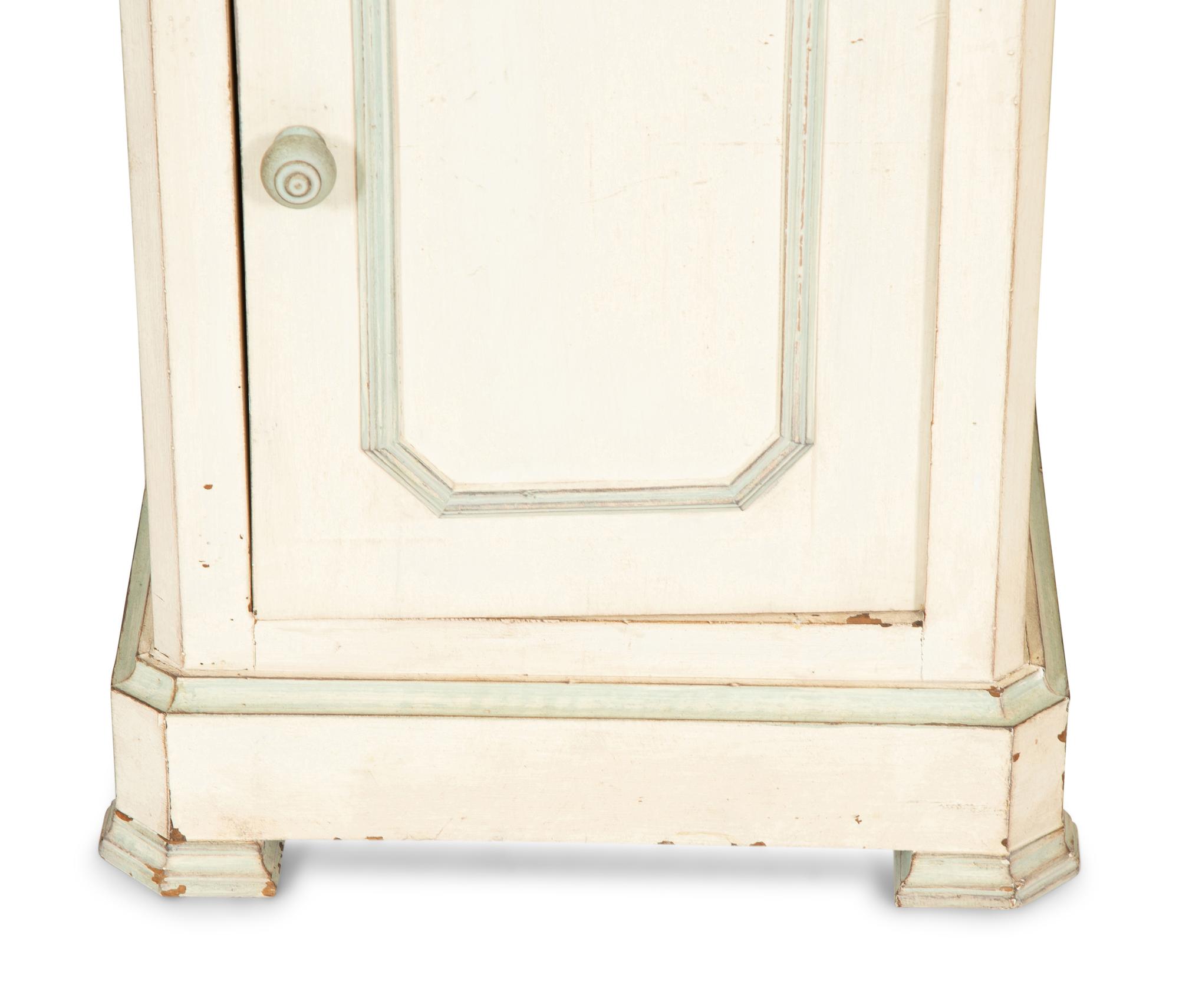 A Pair of Painted Nightstands