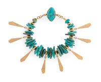 14k Gold and Turquoise Bracelet Lot is located and will ship from Denver, Colorado.