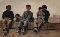 Eugene Feyen (French, 1826-1895) — A Group of Five Works