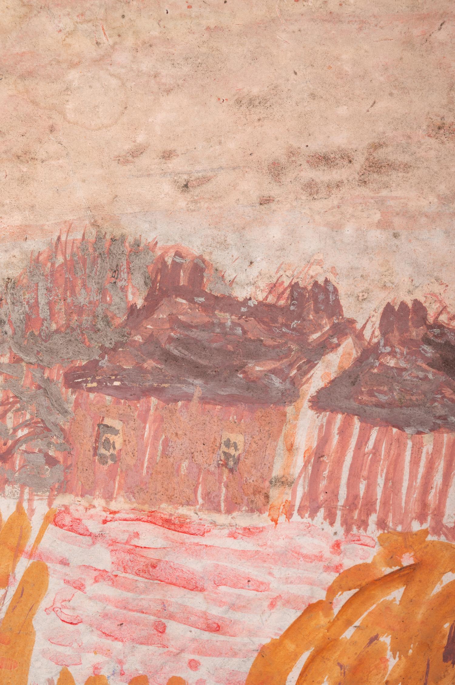 Two Houses in a Landscape , late 1920s