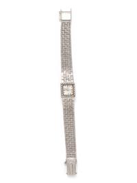 PIAGET, 18K WHITE GOLD AND DIAMOND WRISTWATCH