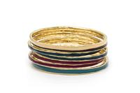 IPPOLITA, COLLECTION OF ENAMEL BANGLE BRACELETS