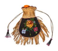 Shoshone Beaded Hide Bag