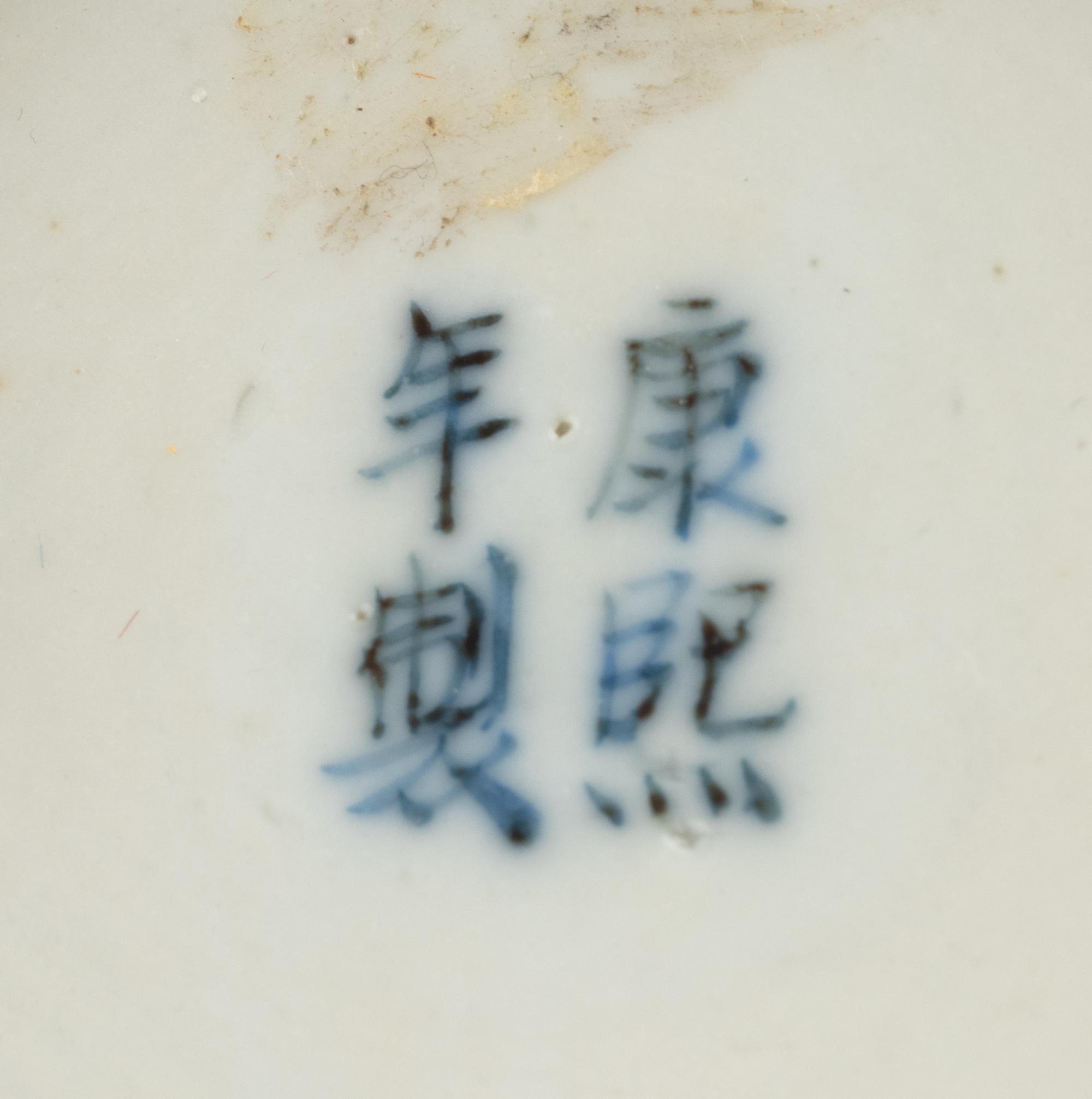 A Chinese Blue and White Porcelain Vase