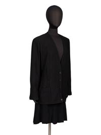 Chanel, Black Crêpe Skirt Suit