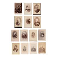 [Americana] Group of 92 Cabinet Cards of Politicians and Judges, incl. Works by Brady, etc.