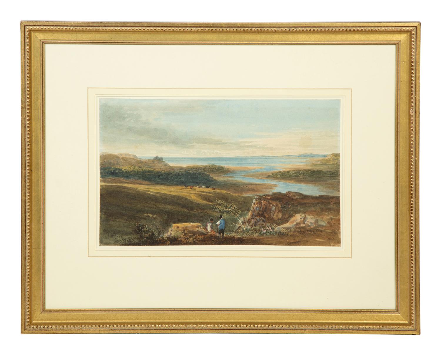 Harlech Castle and the Irish Sea , 1838