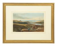 Harlech Castle and the Irish Sea , 1838