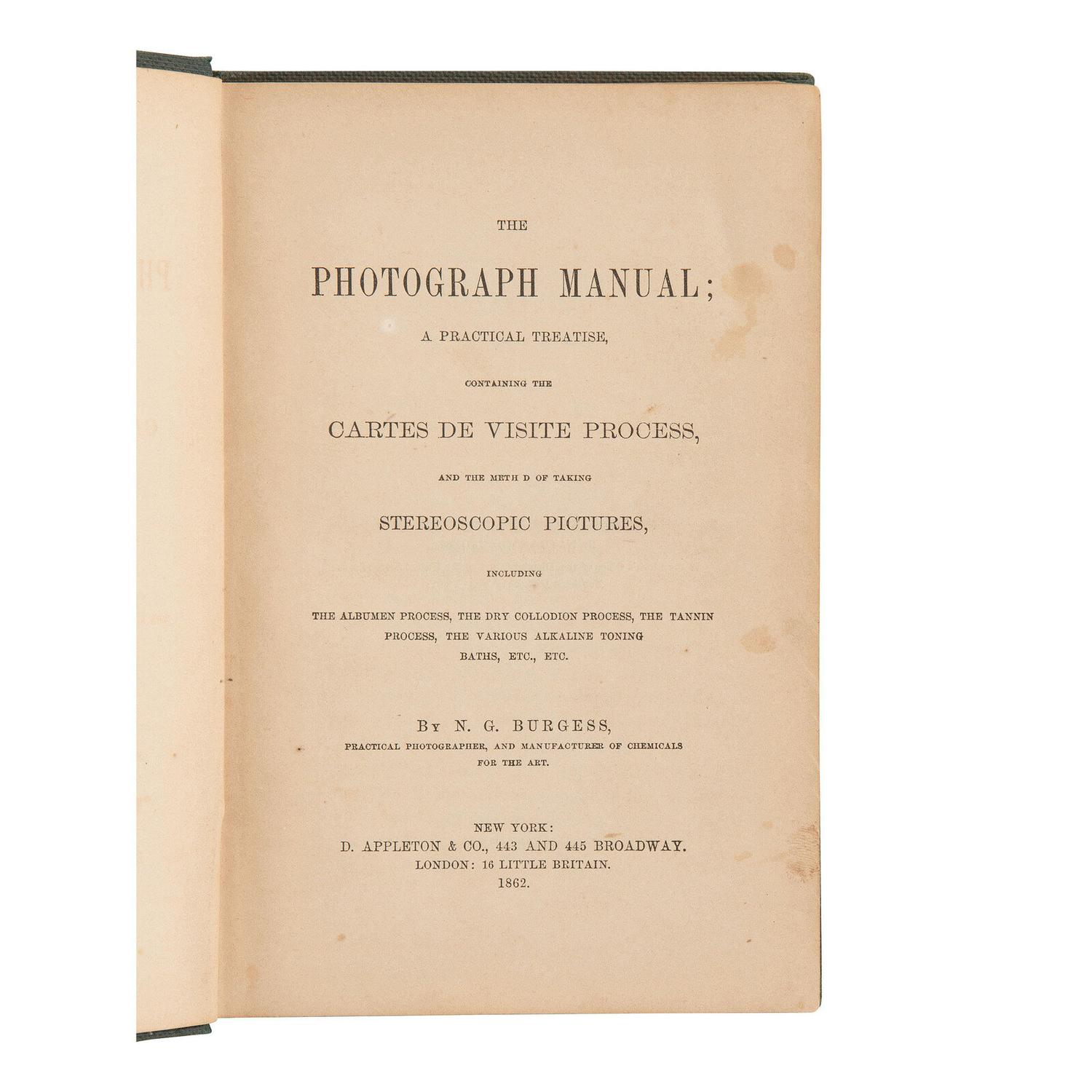 [Early Photography]. A selection of 25 photos with Civil War, sports, and photographic interest.