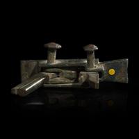 A Chinese bronze crossbow mechanism 青銅弩配件 Han dynasty ?