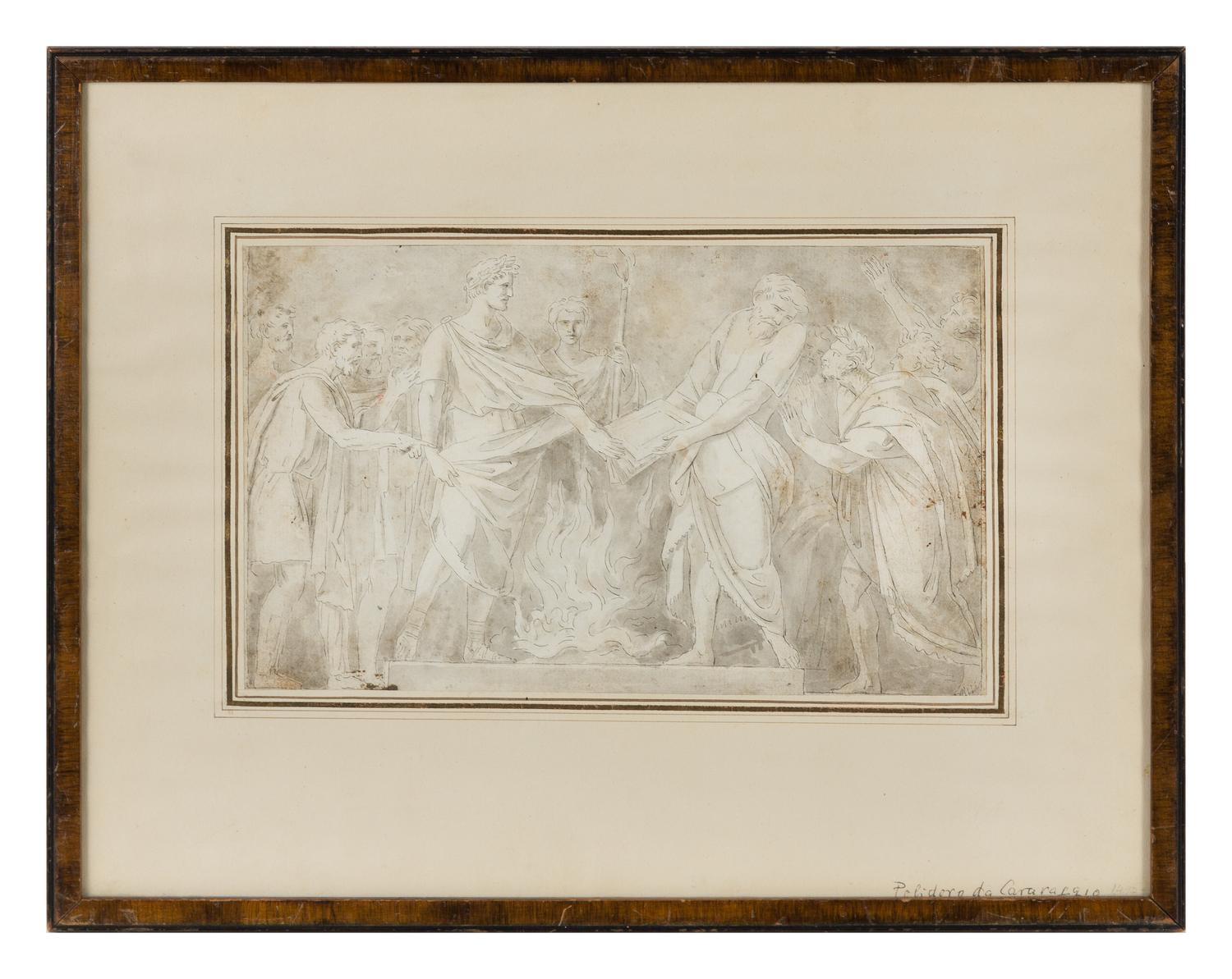 After Polidoro da Caravaggio, (19th Century), Figural Studies