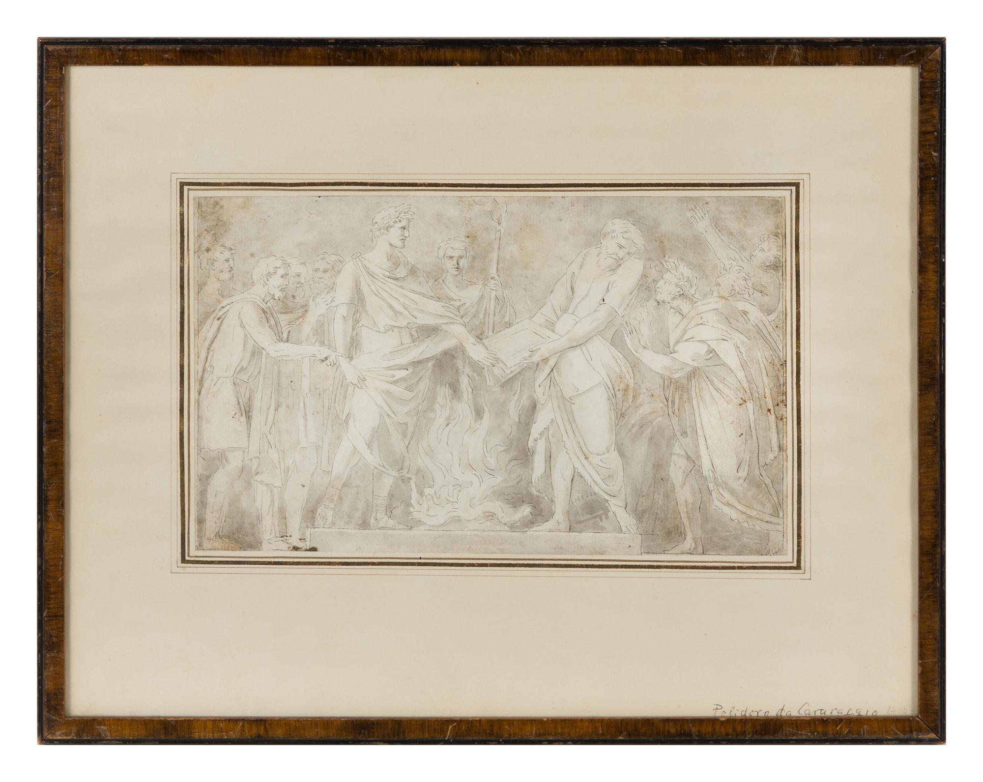 After Polidoro da Caravaggio, (19th Century), Figural Studies