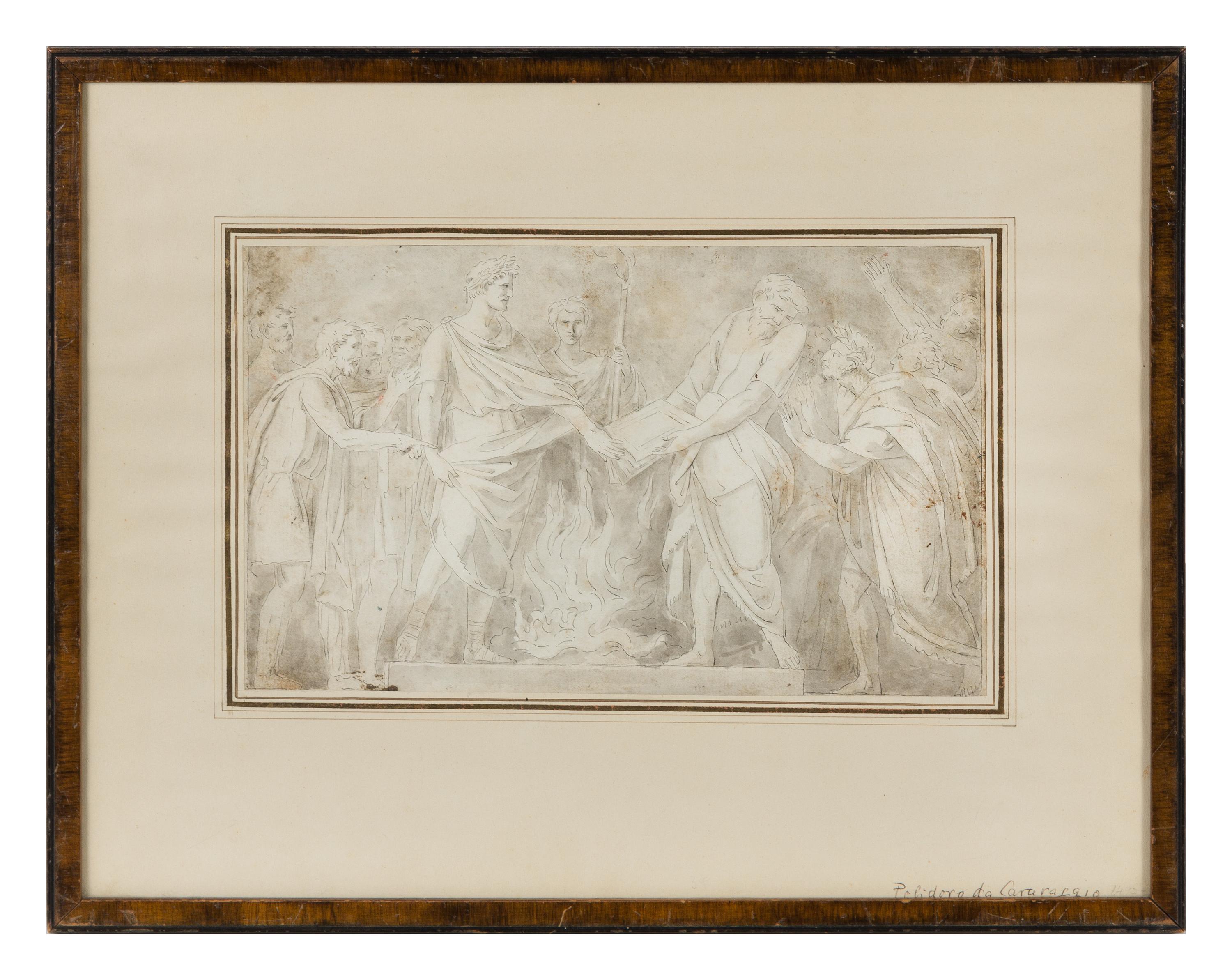 After Polidoro da Caravaggio, (19th Century), Figural Studies