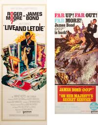 Two James Bond Movie Inserts