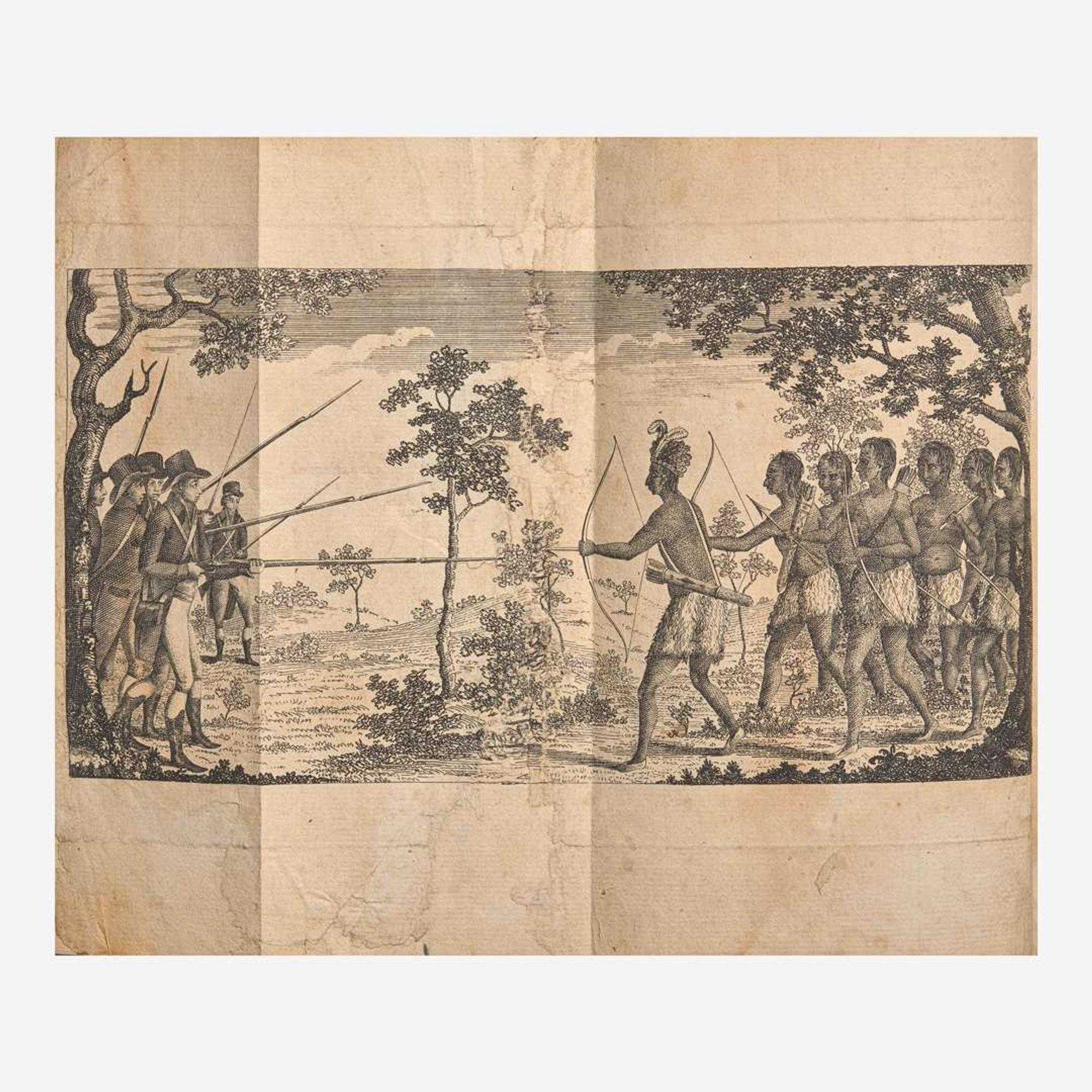 [Americana] Steward, Rev. James (Henry Trumbull, Jr.) History of the Discovery of America, of the Landing of our Forefathers, at Plymouth, and of Their Most Remarkable Engagements with the Indians, in New-England...