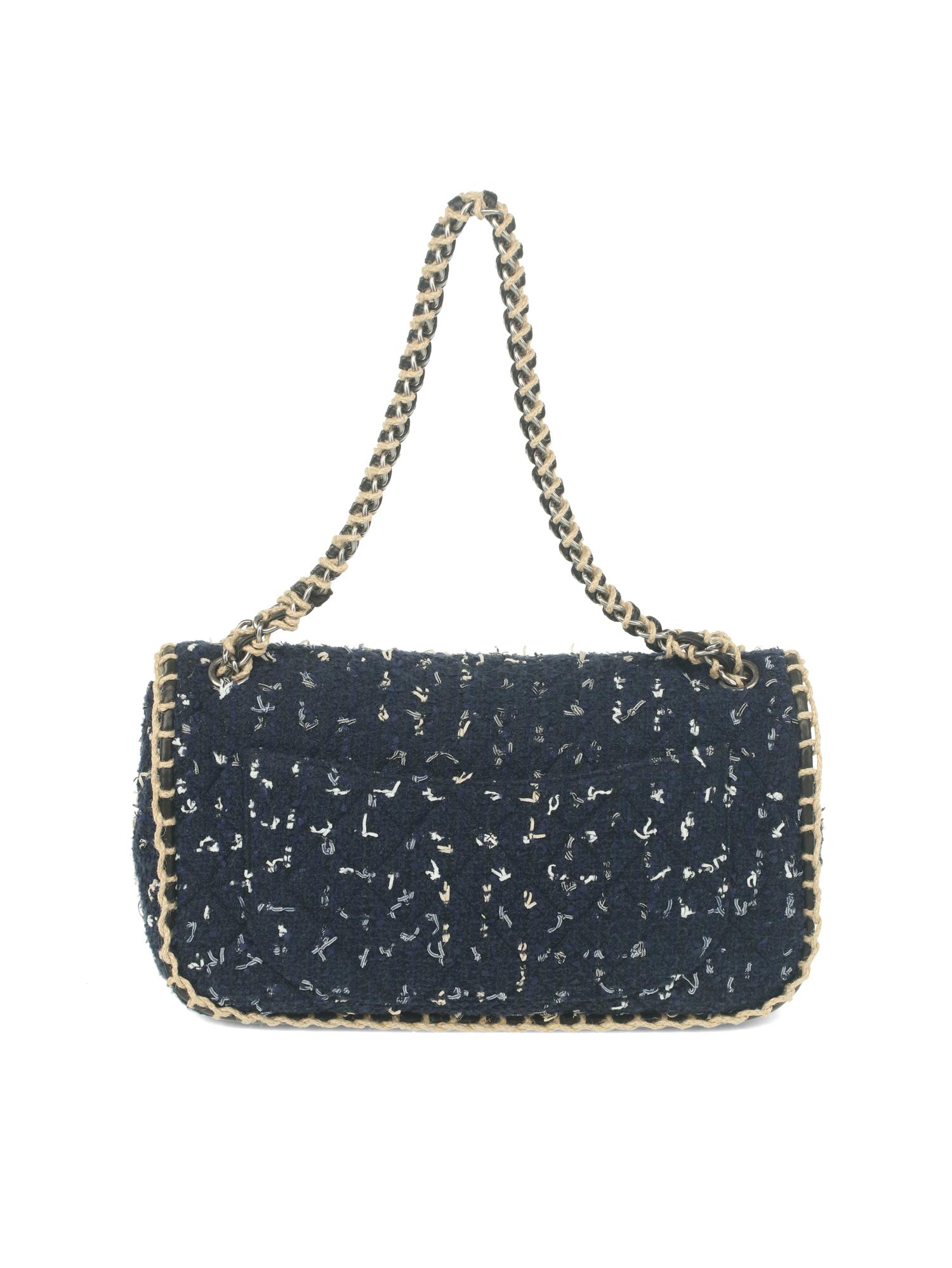 Chanel Tweed Classic Flap Bag