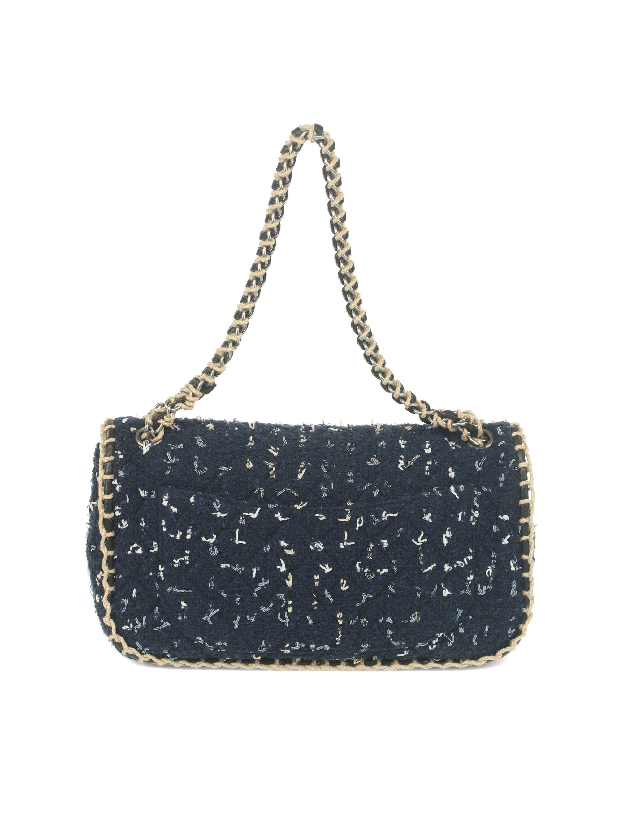 Chanel Tweed Classic Flap Bag